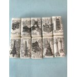 Puzzle le vieux paris - 10 monuments (tour eiffel, notre dame, le moulin rouge, . . . ) - 10 morceaux ...