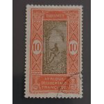 R78 - oblitr dahomey colonie franaise n47 - anne 1913 - - abattage d'un acajou - - .