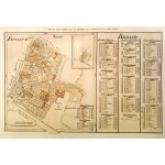 Tr�s rare ancien plan grav� quartier de paris 41 hotel de ville place de greve quai de gesvres rue de ...