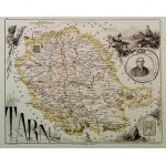 Rare belle carte gravee departement tarn albi castres lavaur gaillac 1852