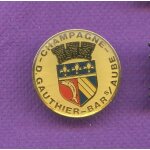 Rare pins champagne d. gauthier bar sur aube c934