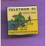 Rare pins triathlon pascal pich telethon 1991 a899