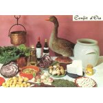 Recette du confit d'oie - 1986 - oblitre - ref. 011 952