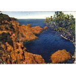 Reflets de la te d'azur : corniche d'or, les rochers rouges