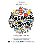 Regards sur nos assiettes - vritable affiche de cinma plie - format 40x60 cm - de pierre beccu avec ...