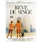 R�ve de singe / ciao maschio - v�ritable affiche de cin�ma pli�e - format 120x160 cm - de marco ferreri ...