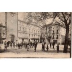 Rivesaltes, patrie du marchal joffre - place de la mairie (carte ancienne anime)