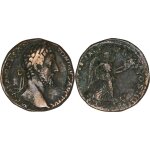 Rome - sesterce - commode - 183 ad - victoire portant troph�e - tres rare - ric. 374 - 25 - 188