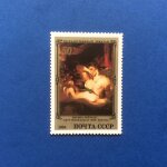 Russie - peinture anglaise de l'hermitage - joshua reynolds (y & t 5085)