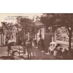 Les sables - d' olonne . (vend�e) - le jardin du palais de justice , et le jardin public , et les jet�es ...