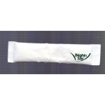 Sachet de sucre beghin - say, texte vert sur fond blanc, hauteur 21 mm