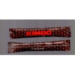 Sachet de sucre, sugar, z�cker, suiker, azucar, zucchero cristalco france - kimbo, logo rouge sur marron ...