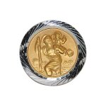 Saint christophe dore - plaque magnetique