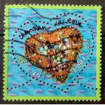 Saint - valentin - coeur christian lacroix 3, 00 (trs joli n 3368) obl - france anne 2001 - brn83 - ...