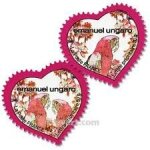 Saint valentin : coeurs de la maison de couture emmanuel ungaro anne 2009 autoadhsifs n 265 266 yvert ...