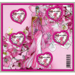 Saint valentin : coeurs de la maison de couture emmanuel ungaro bloc feuillet 127 ann�e 2009 n 4327 yvert ...