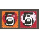 Saint valentin : coeurs parfum chanel n 5 la paire anne 2021 n 5464 5465 yvert et tellier luxe