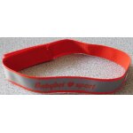 Sangle auto - aggripante babybel sport - rouge - largeur 2cm - longueur ouverte 34cm - longueur ferme ...