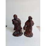 Santon en r�sine, deux, hauteur 17 cm