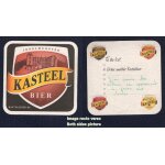Sb sous bock beermat bière beer kasteel ecrit au verso Sb sous bock beermat bière beer kasteel ecrit au verso