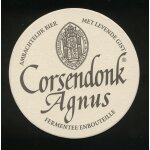 Sb sous bock sous verre beer mat corsendonk agnus fermente en bouteille