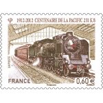 Série autoadhésif, train, rail, centenaire de la pacific 231k8, 2012 Série autoadhésif, train, rail, centenaire de la pacific 231k8, 2012