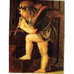 Série deux arts associés musique et peinture - ange musicien, giovanni bellini - publicité ancienne pour ... Série deux arts associés musique et peinture - ange musicien, giovanni bellini - publicité ancienne pour ...