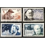 S�rie inventeurs et chercheurs de 1956 - tr�s jolis n 1055 fabre 1056 tellier 5057 flammarion 1058 sabatier ...
