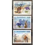 S�rie nature de france (parcs) obl compl�te - 2997 c�vennes + 2998 vanoise 2999 + mercantour - france ...