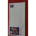 S�rie  en route pour la 16e coupe du monde de football ! 4 enveloppes pr� - timbr�es & 4 cartes de corresponda ...