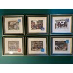 Serie de tableaux miniatures