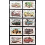 S�rie v�hicules utilitaires - 3609 autocar + 3610 3611 + 3612 voiture postale + 3613 3614 3615 3616 3617 ...