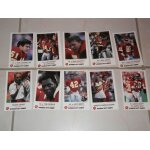 Set  police  de 10 cartes de 1987 des kansas city chiefs nfl