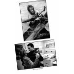 Seul au monde (cast away) : 2 photos de presse argentique noir et blanc - format 13x18 cm - de robert ...