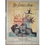 She dances alone - 1981 - affiche originale pli�e 120 x 160 - nijinski - danse classique - documentaire ...