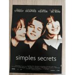 Simples secrets - vritable affiche de cinma - etat comme neuf, jamais affiche. dimensions 40x54 cm ...