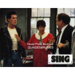 Sing : jeu de photos d'exploitation cinématographique - format 21x27 cm - de richard j. baskin avec lorraine ... Sing : jeu de photos d'exploitation cinématographique - format 21x27 cm - de richard j. baskin avec lorraine ...