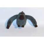 Singe kipling edward porte cles peluche gorille gris