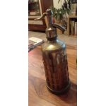 Siphon eau de seltz - corps en verre avec protection mtallique