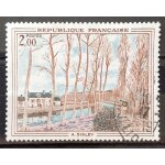 Sisley - canal du loing 2, 00 (superbe n 1812) obl - france ann�e 1974 - n17695