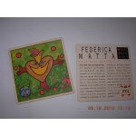 Sous bock ' art , biere 1664 , federica matta 1994