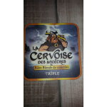 Sous - bock bi�re blonde triple la cervoise des anc�tres
