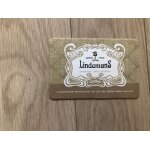 Sous - bock de bi�re lindemans couleur beige - marron clair. d'autres sous - bocks sont en vente sur ...