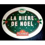 Sous bock bi�re de no�l ovale pelforth