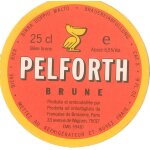 Sous - bock de bi�re pelforth brune