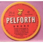 Sous - bock pelforth   brune   - avec mentions - simple face