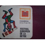 Sous bock stella artois festival européen de la bêtise 1974 Sous bock stella artois festival européen de la bêtise 1974