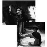 Le sous - sol de la peur (the people under the stairs): jeu de 2 photos de presse argentique noir et ...