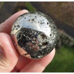 Sphre en pyrite de fer naturelle de 48 mm et 260 gr