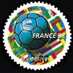 Sport : coupe du monde de football 'france98 ; : ballon année 1998 autoadhésif n 3140 ou 17 yvert et ... Sport : coupe du monde de football 'france98 ; : ballon année 1998 autoadhésif n 3140 ou 17 yvert et ...